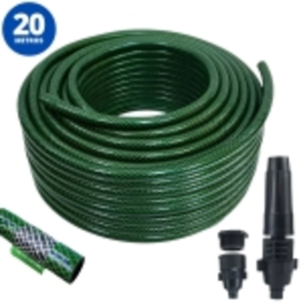 Mangueira De Jardim 20m Metros Reforçada Trançada | Ledmang